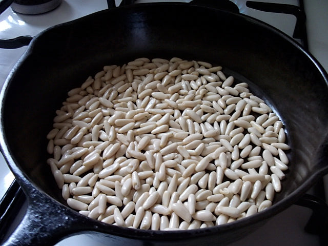 How to toast or roast your Pinoli pine nuts